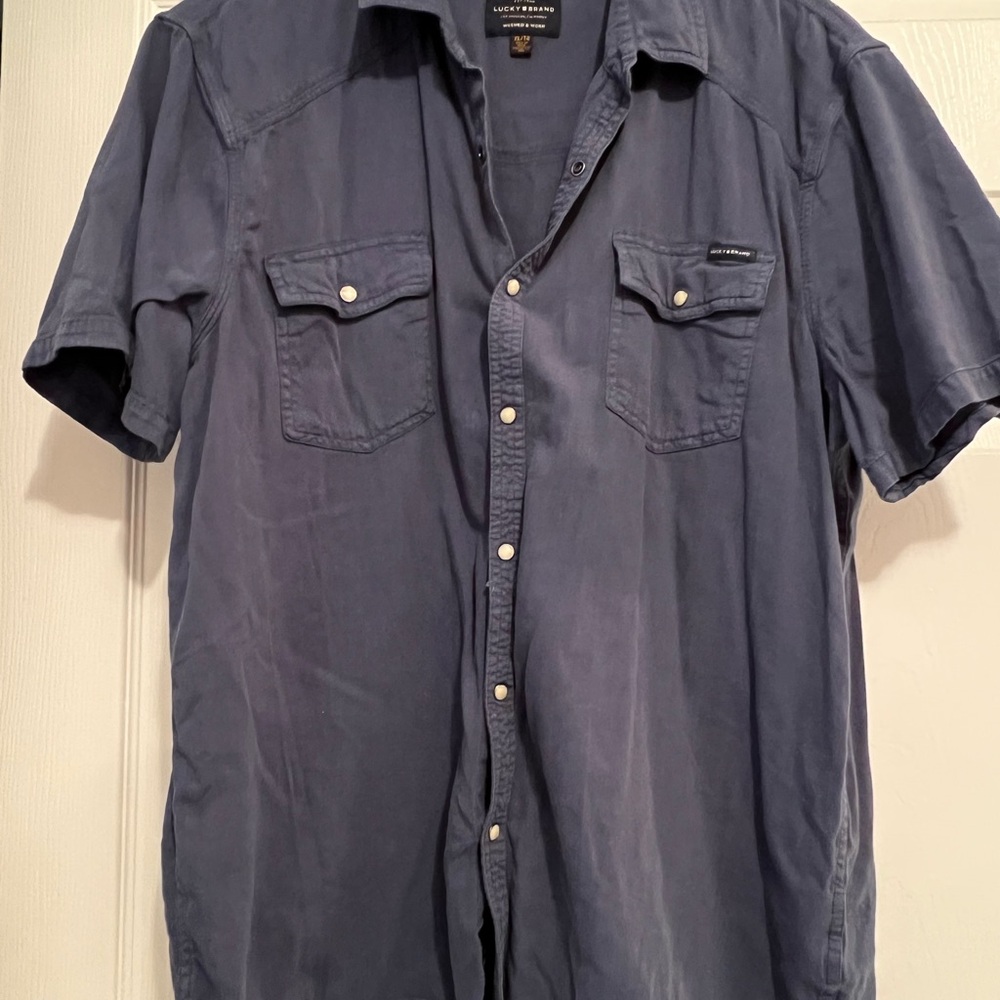 Lucky Brand Men's Blue Shirt